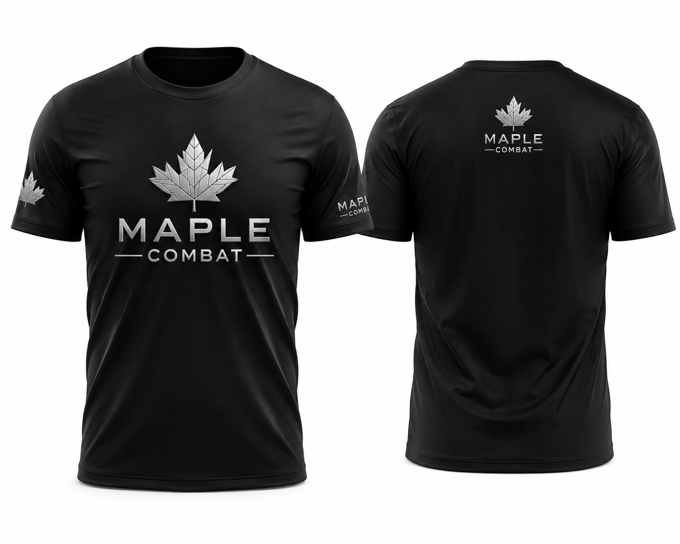 Maple Combat training tee maple crest