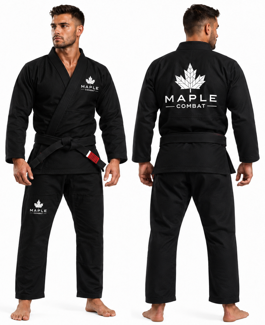 Maple Combat adult black gi