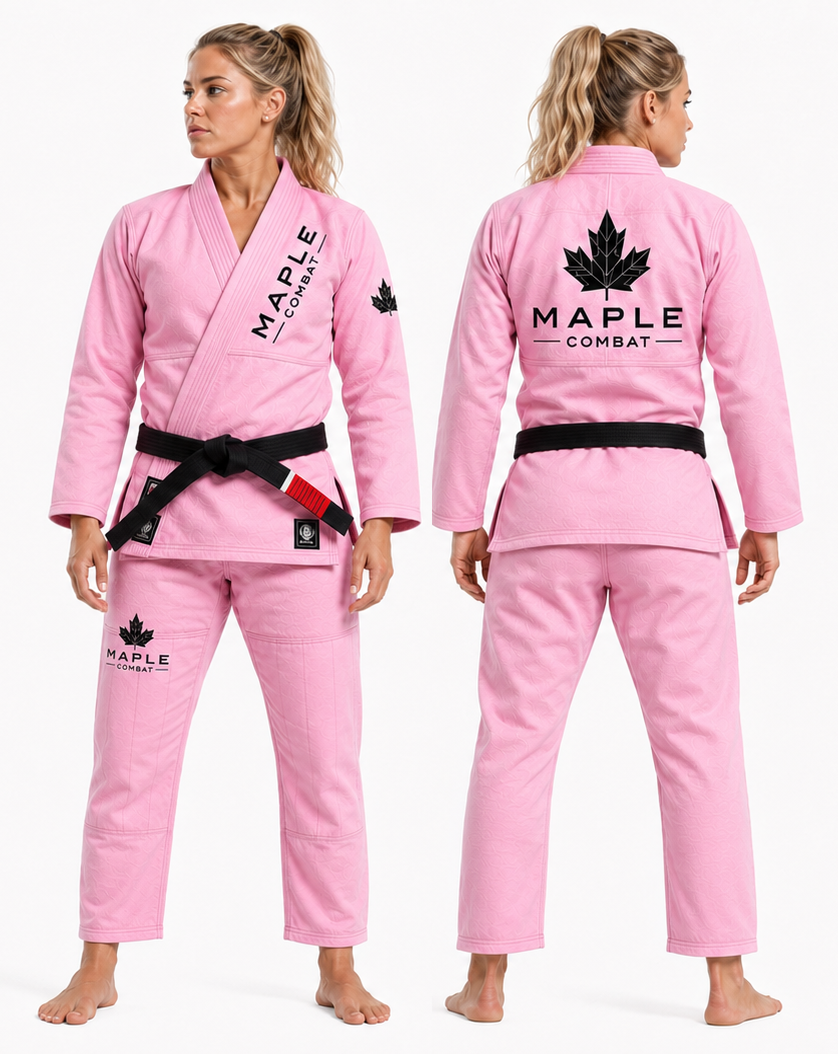 Maple Combat women's pink gi