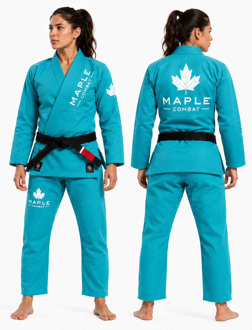 Maple Combat women's turquoise gi