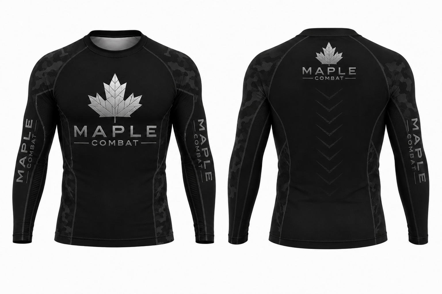 Maple Combat long sleeve rash guard camo