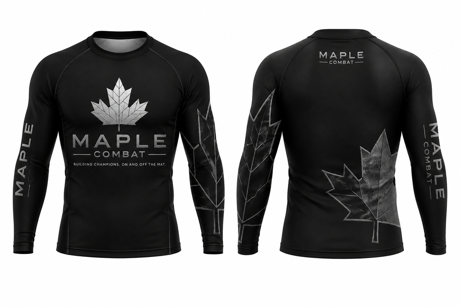 Maple Combat long sleeve rash guard