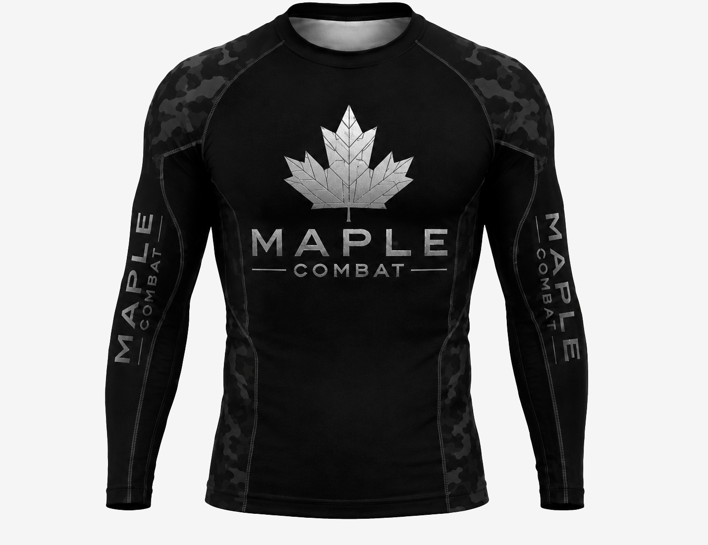 Black Maple Combat rash guard